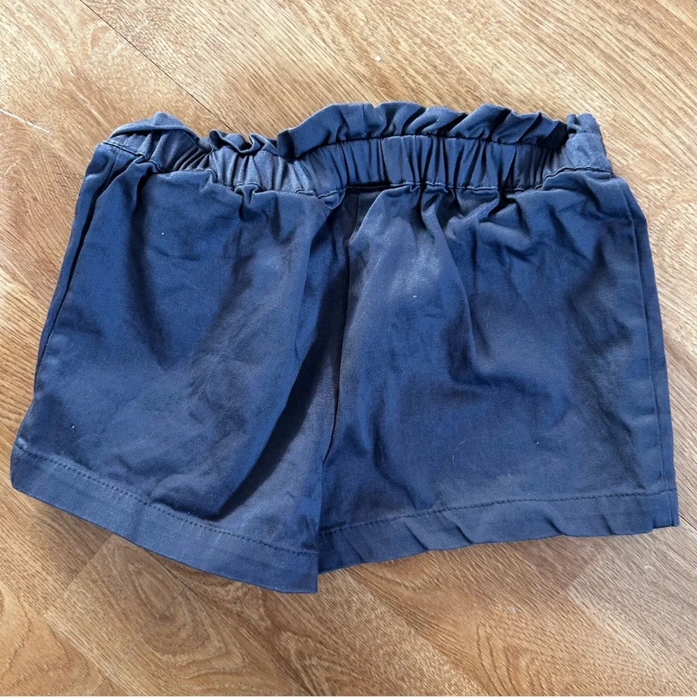 Adorable grey High Waist Shorts for girls